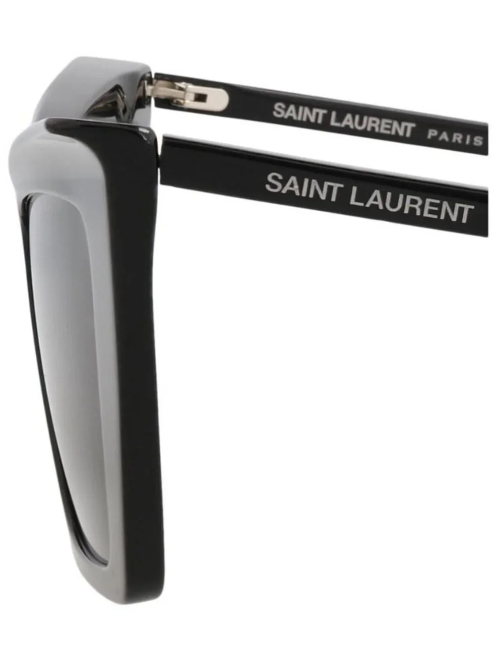 New Saint Laurent Womens Cat Eye Black Black Black Fashion Designer Sunglasses